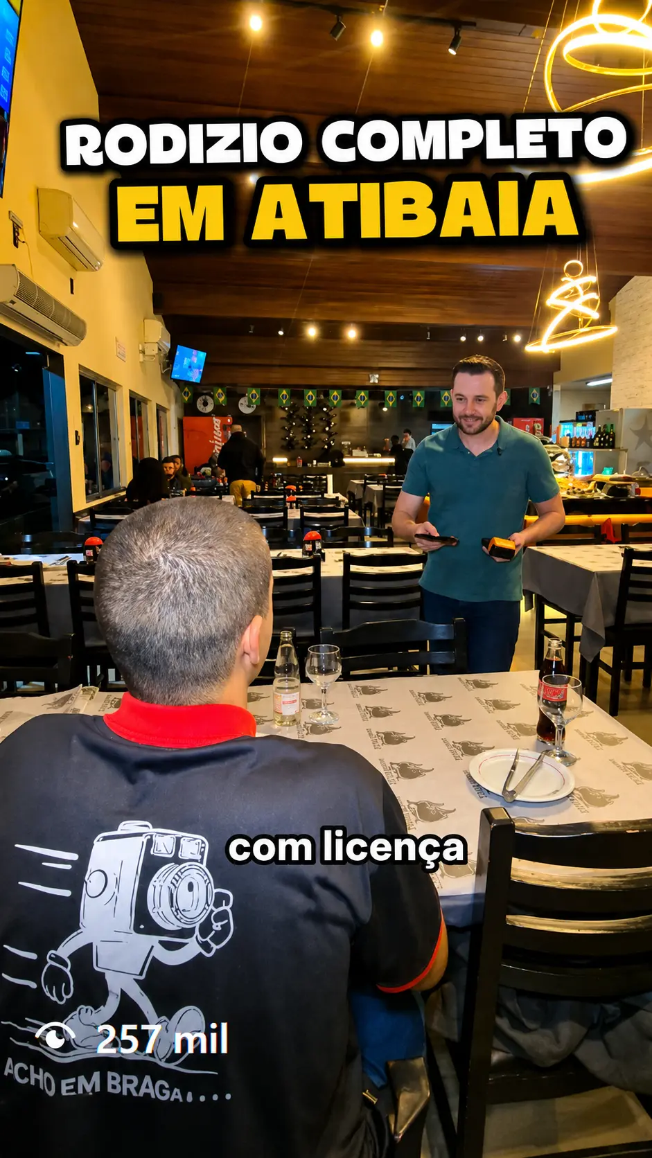 Print em alta definição do reel: Rodízio completo em Atibaia